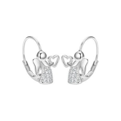 Silverino strieborné náušnice EL193404