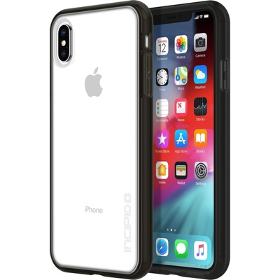 Incipio Octane Pure Case - удароустойчив хибриден кейс за iPhone XS Max (черен)
