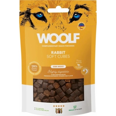 WOOLF pochoutka Soft Cubes Rabbit 100 g