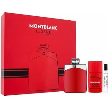 Montblanc Legend Red EDP 100 ml + EDP 7,5 ml + deostick 75 g dárková sada