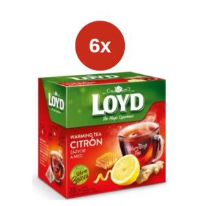 LOYD Лойд затоплящ чай пирамида лимон джинджифил мед 6x40 г