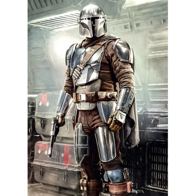 Komar Vliesová fototapeta Mandalorian Fight Posture rozměry 200 x 280 cm