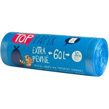Vipor Top pytle na tříděný odpad 60 l HDPE 10 µm 30 ks modré