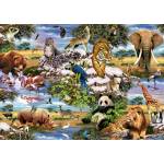 Mr. Broccoli - Puzzle Wild Animals - 1 000 piese