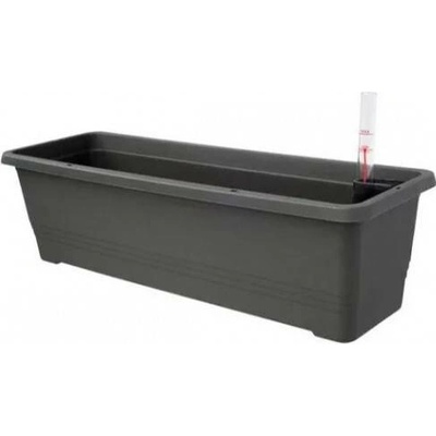 Samozavlažovací truhlík Plastia BERGAMOT 60 komplet set antracitový