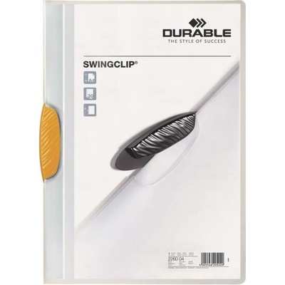 Durable Obal s klipom SWINGCLIP žltý