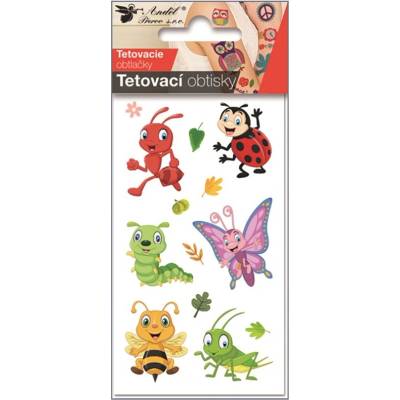 Anděl Tetovací obtisky 7,5 x 12 cm hmyz 16039