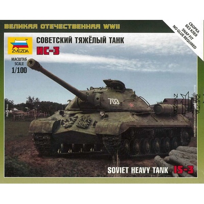 Zvezda Wargames WWII tank 6194 Soviet Tank IS 3 1:100