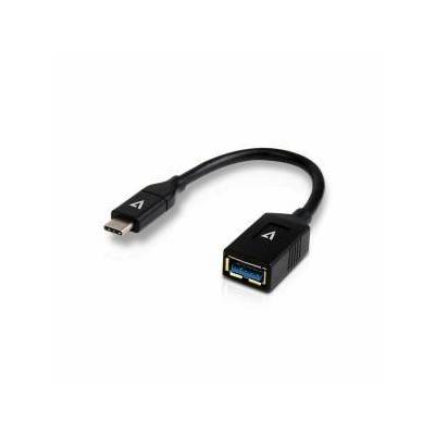 Кабел usb a към usb c v7 v7u3c-blk-1e Черен