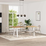 vidaXL Сгъваем стол 8 бр. Изкуствена Пясък 48 x 43, 5 x 81 см (42029053)