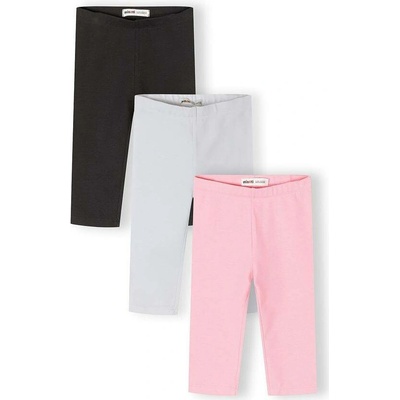 Minoti legíny dívčí capri 3pack 30LEGGING103