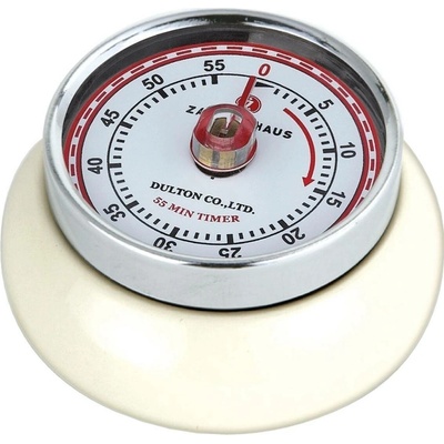 Kuchyňská magnetická minutka Speed Retro krémová - Zassenhaus – Sleviste.cz