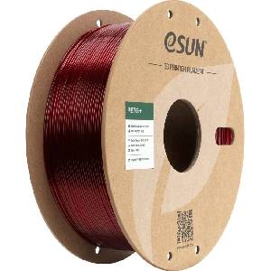 eSUN PETG+ Translucent Red - 1, 75 mm / 1000 g (PETG+175T-R1P1)