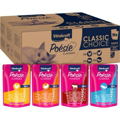 Vitakraft Poésie Classic Sauce míchané balení 96 x 85 g