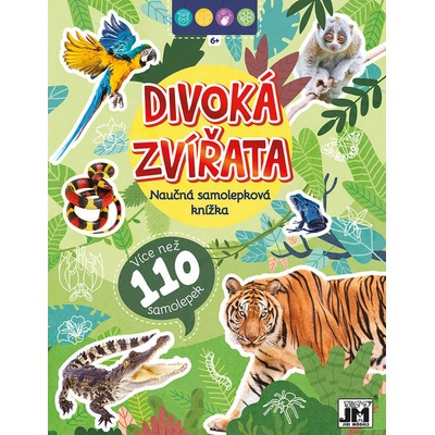 Naučná samolepková knížka Divoká zvířata