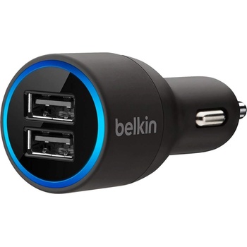 Belkin Dual 20W Car Caherger 4.2A - зарядно за кола с с два USB изхода (4.2A)