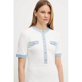 Morgan Рокля Morgan RMROME в бяло къса разкроена RMROME (RMROME)