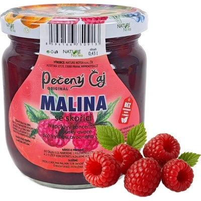 NATURE NoTea Pečený čaj Malina se skořicí 430 ml