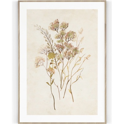 Plakát / Obraz Flowers Pololesklý saténový papír A4 - 21 x 29,7 cm