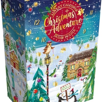 Gibsons Adventní kalendář na 24 dní Puzzle Vánoční dobrodružství 1232 dílků