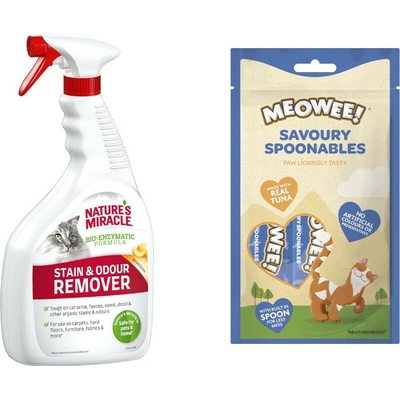Nature's Miracle Cat Stain & Odour Remover Melon odstraňovač skvrn a zápachu po kočkách 946 ml – Hledejceny.cz
