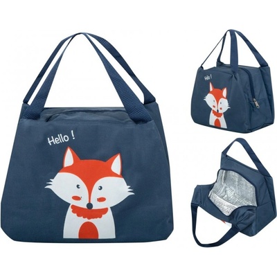 5631_3 DR Termoizolačná desiatová taška Hello Fox! - modrá