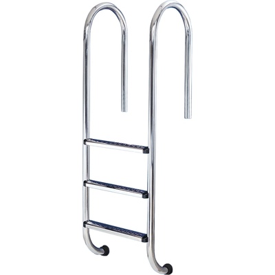 Flexinox pool Rebrík, s malým rádiusom 3 stupne (AISI 304)