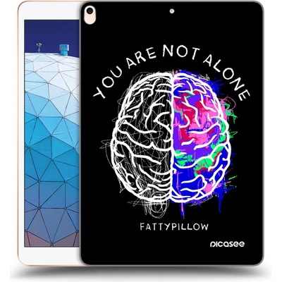 Picasee silikónový prehľadný obal Apple iPad Air 10.5 2019 3.generace Brain White