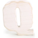 Small Foot drevené písmeno Q