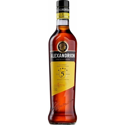 ALEXANDRION 5* 37,5% 0,7 l (čistá fľaša)