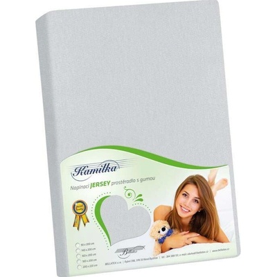 veratex Prostěradlo jersey světle šedé 140x200