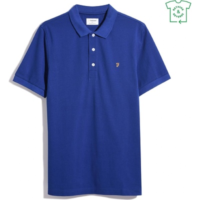 Farah Блуза с яка Farah Short Sleeve Polo Shirt - Blue Peony 492