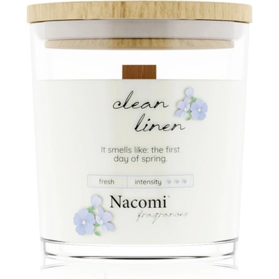 Nacomi Soy Candle Home Fragrances ароматна свещ с дървен фитил 140 гр