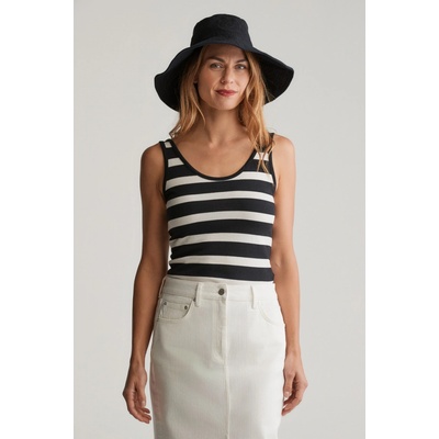 Gant STRIPED TANK BLACK