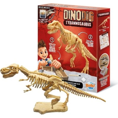 Buki France Dinodig изкопаеми и скелет на Тиранозавър