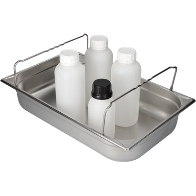 Nerezová vaňa na malé nádoby typ GN-B 1/1-100, s držadlom, objem 13,3 l