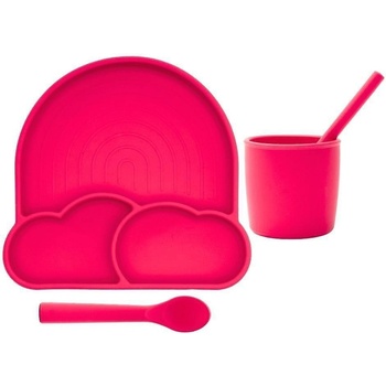 Премиум силиконов комплект 4 части за хранене с вакуумна сис (8684508800250)