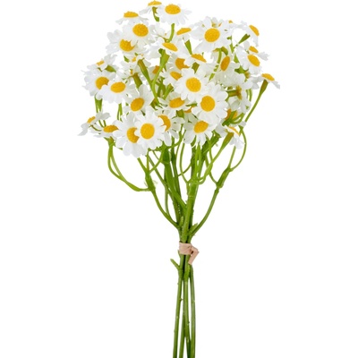GASPER Heřmánek kytička x4 23 cm, bílá