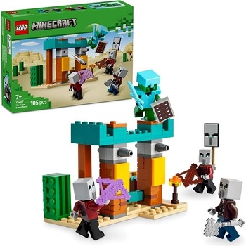 LEGO® Minecraft 21267 Pouštní hlídka zákeřníků