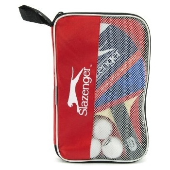 Sada stolní tenis 2ks pálky + 3 míčky v tašce 26x17cm