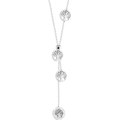 Biju Řetízek z chirurgické oceli, strom života, osazení zirkony 3001255