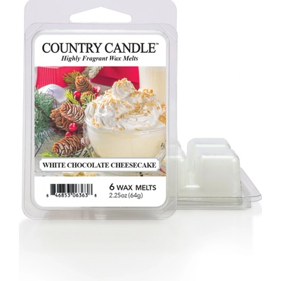 Country Candle White Chocolate Cheesecake Vonný Vosk 64 g