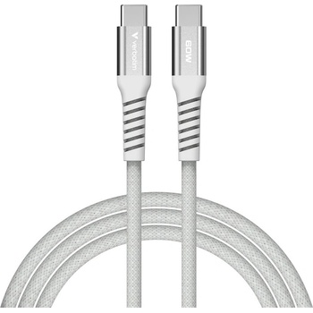 Verbatim Кабел Verbatim Sync & Charge Magnetic, от USB-C(м) към USB-C(м), 1.2m, 60W, сив (VERBATIM-31850)