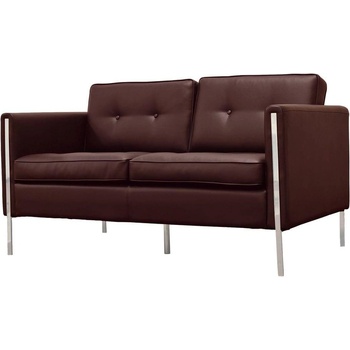 RFG Диван RFG Frida, двуместен, екокожа, кафява седалка, кафява (4030100191)