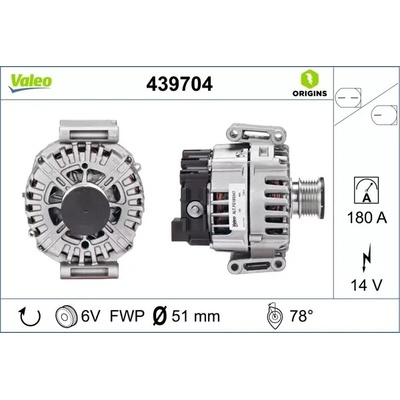 VALEO Alternátor VA 439704