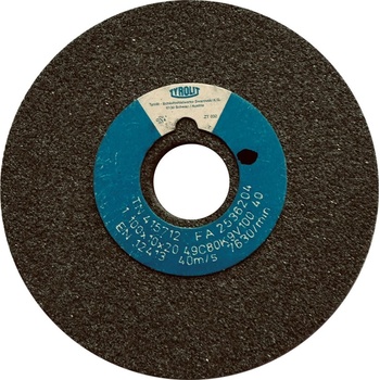 Tyrolit Brusný kotouč plochý 100 x 10 x 20 mm 49C80K9V40 T415712