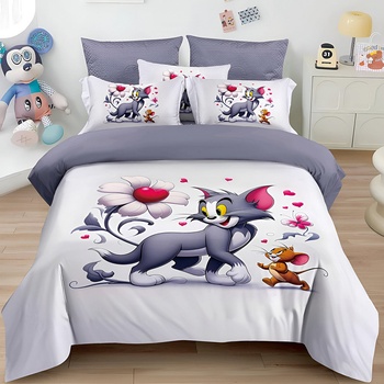 EmonaMall Детско спално бельо 3D (реално изображение) EmonaMall, 6 части - Модел S18787 (S18787-4444e7)