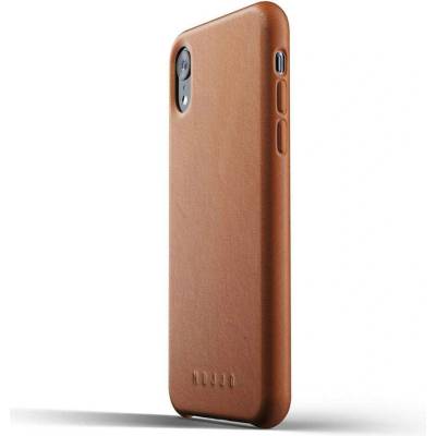 Mujjo Leather Case - кожен (естествена кожа) кейс за iPhone XR (кафяв)