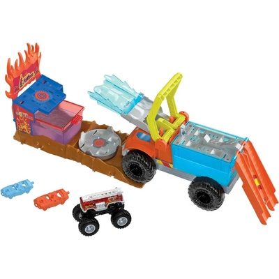 Mattel Hot Wheels Monster Trucks Arena World: Záchranná mise s 5 alarmy, HPN73