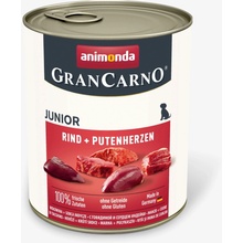 Animonda GranCarno Junior hovězí & Turkey Hearts 800 g